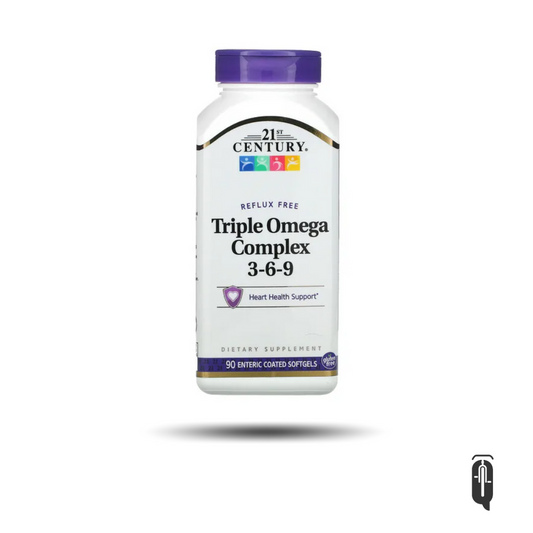 Complejo Omega Triple 3-6-9, 90 Softgels -21st Century